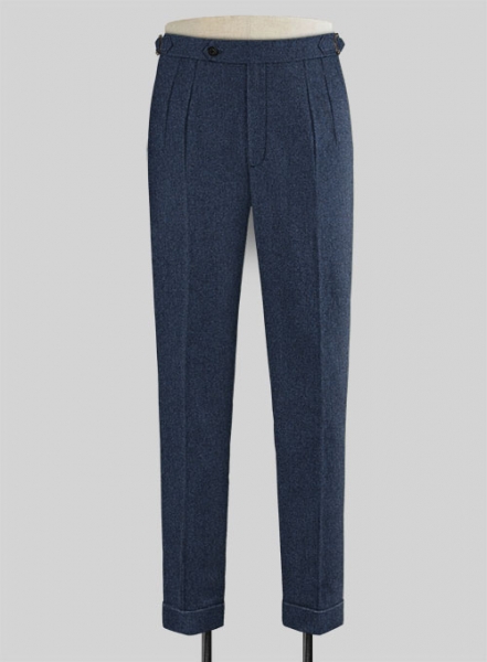 Empire Blue Highland Tweed Trousers