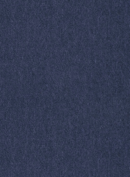 Indigo Blue Flannel Wool Suit