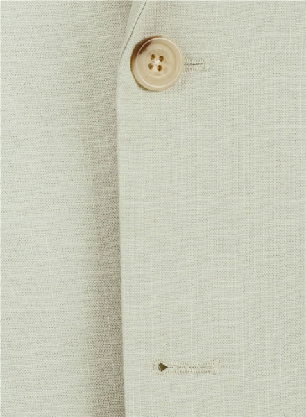 Tropical Light Beige Linen Suit