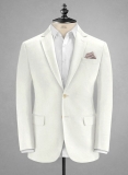 Caccioppoli Cotton Gabardine Off White Jacket