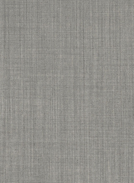 Sharkskin Light Gray Wool Suit