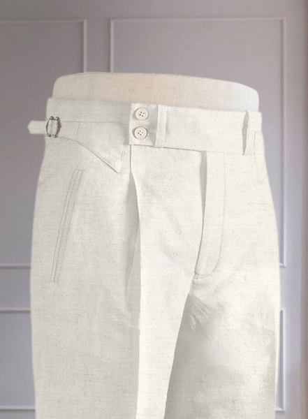 Safari Natural Cotton Linen Heritage Trousers