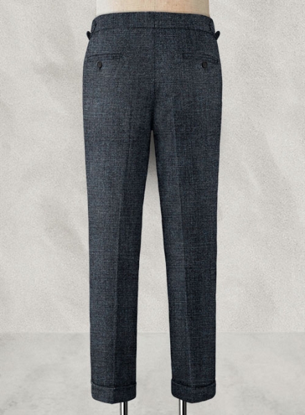 Vintage Glasgow Blue Highland Tweed Trousers