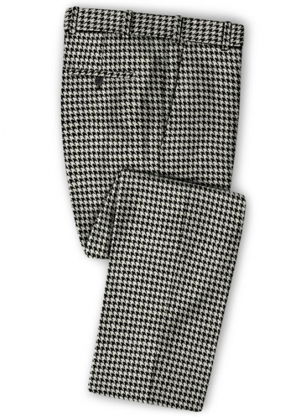 Big Houndstooth BW Tweed Suit