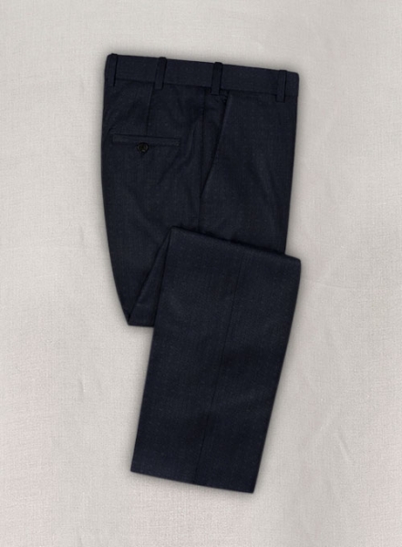 Napolean Polka Blue Wool Pants