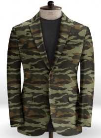 Khaki Stretch Camo Jacket