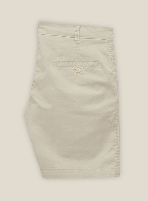 Army Khaki Stretch Chino Shorts