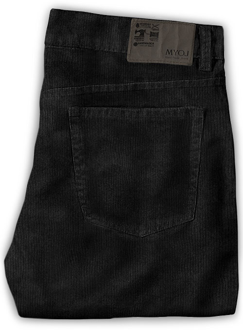 Black Corduroy Jeans - 11 Wales