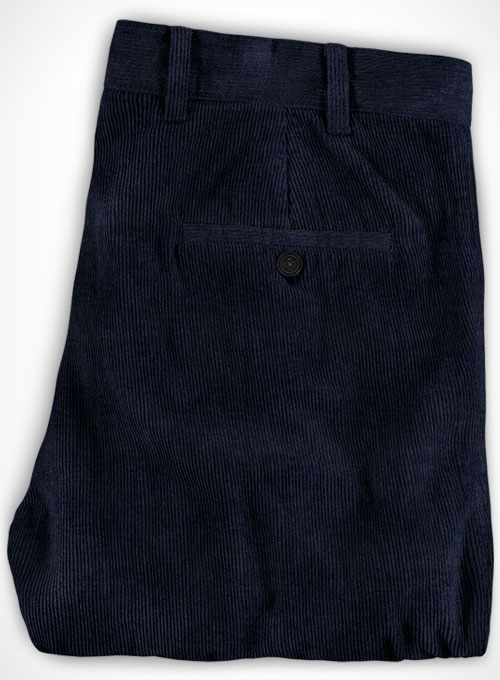 Blue Corduroy Trousers : Made To Measure Custom Jeans For Men & Women ...