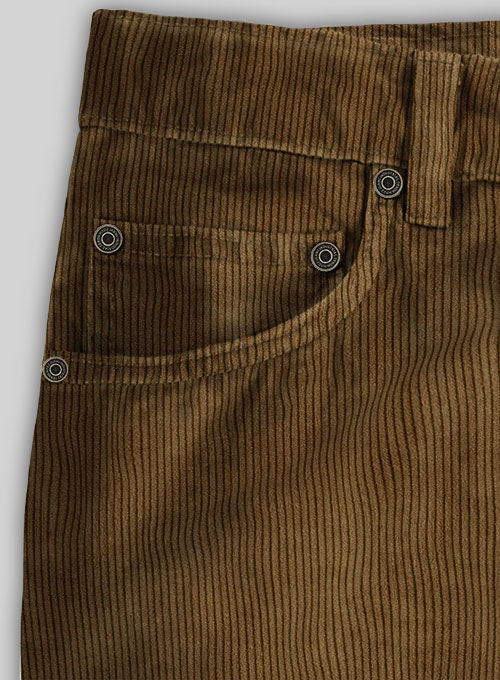 Brown Corduroy Jeans - 8 Wales