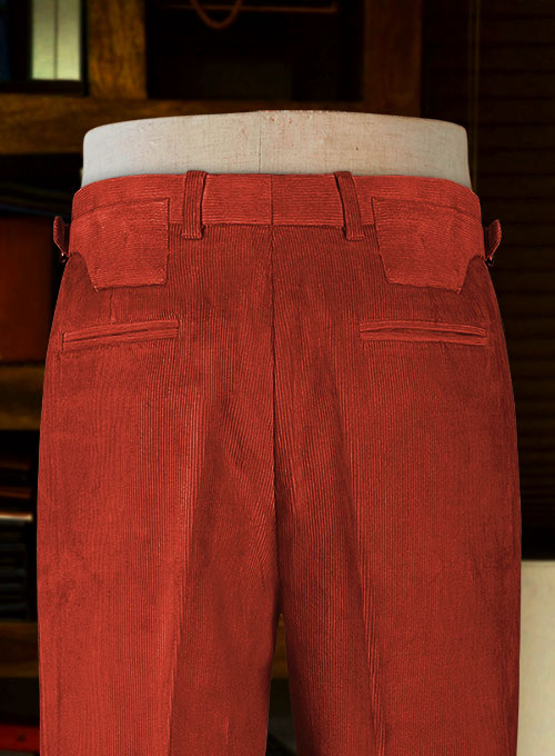 Burnt Sienna Colonel Corduroy Trousers