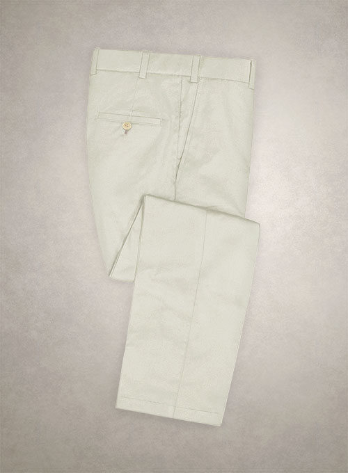 Caccioppoli Cotton Drill Light Beige Pants