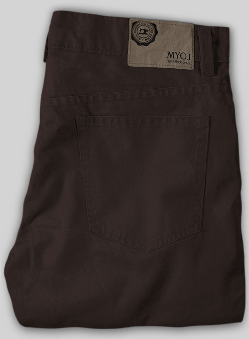 Caffe Brown Stretch Chino Jeans