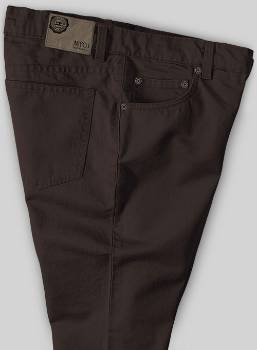 Caffe Brown Stretch Chino Jeans