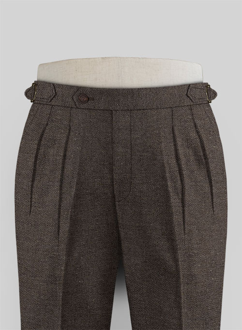 Carre Brown Highland Tweed Trousers