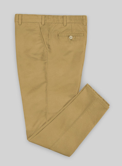 Khaki Chinos With Fit Guarantee