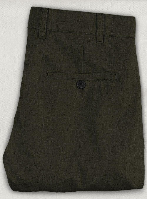 Dark Olive Green Chino