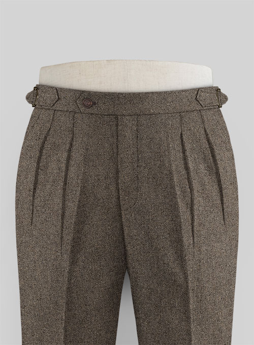 Dapper Brown Tweed  Highland Trousers