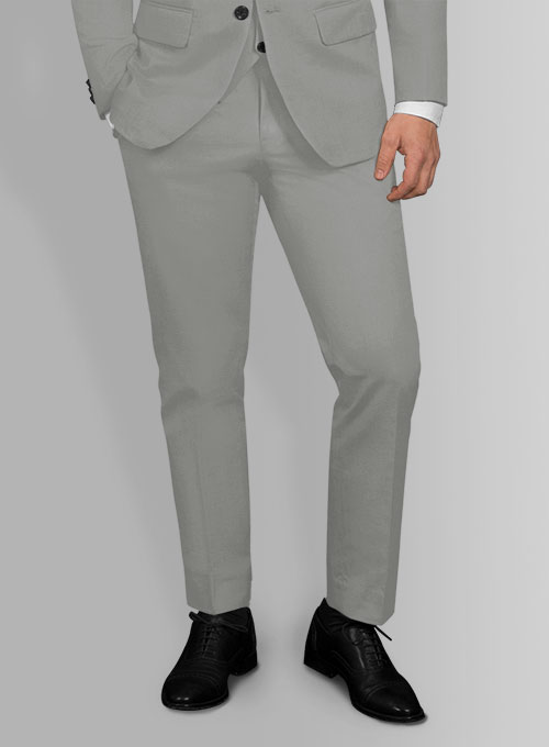 Dark Gray Stretch Chino Pants