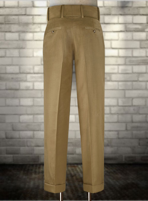 Double Gurkha Wool Trousers