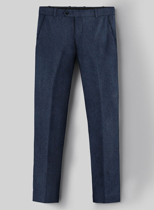 Empire Blue Tweed Pants