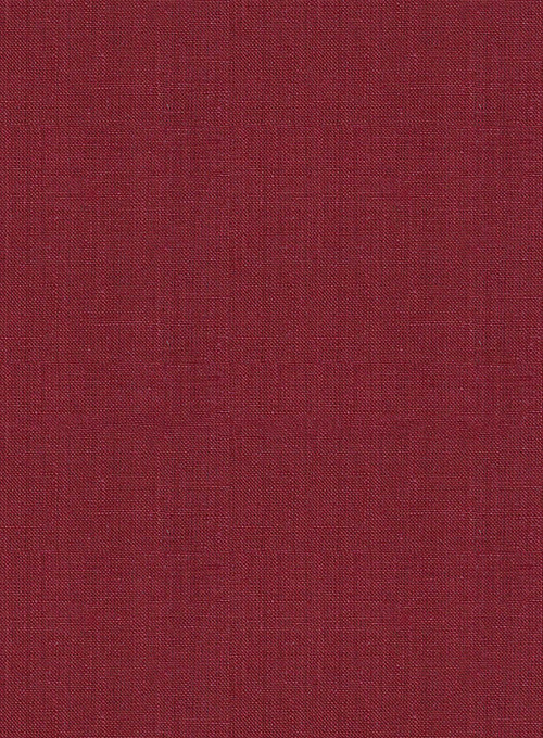 Easy Pants Moscow Maroon Pure Linen