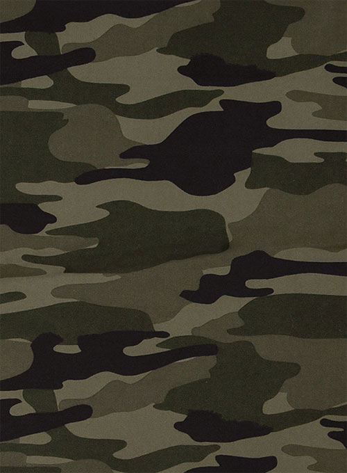 Green Stretch Camo Jeans