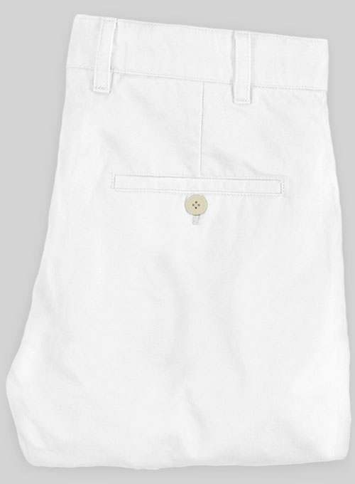 white chino pants