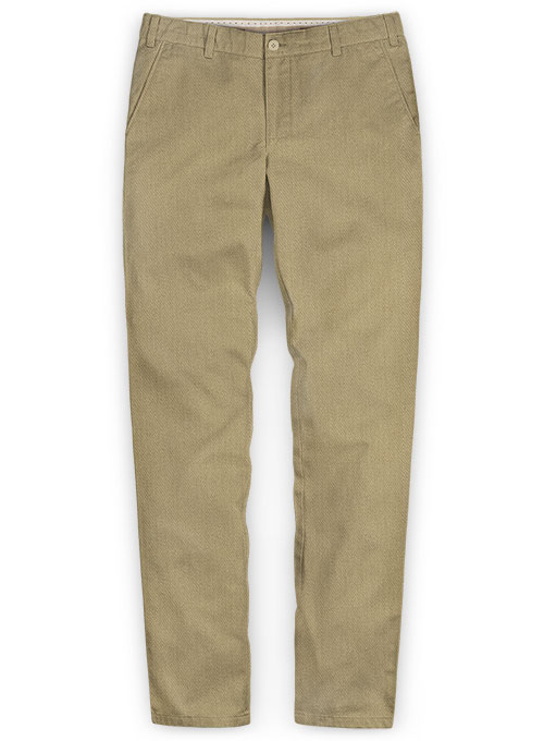 khaki stretch jeans