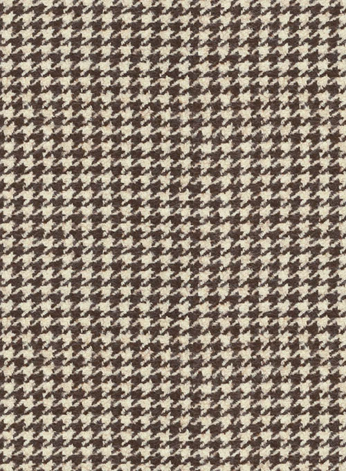 Houndstooth Brown Tweed Pants