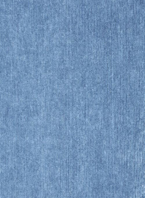 Indigo Corduroy Stretch Jeans - Light Blue