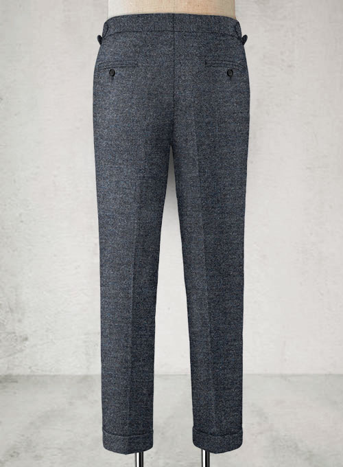 Indigo Blue Highland Tweed Trousers