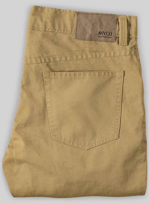 Khaki Stretch Chino Jeans