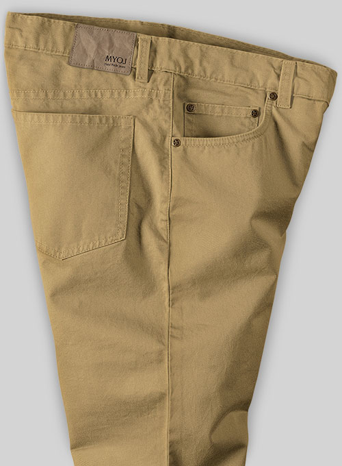 Khaki Stretch Chino Jeans