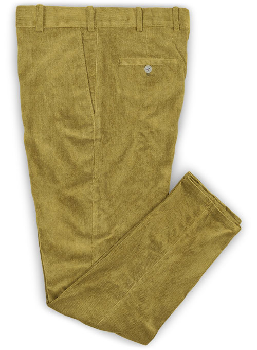 Khaki 21 Wales Stretch Corduroy Trousers : Made To Measure Custom Jeans ...
