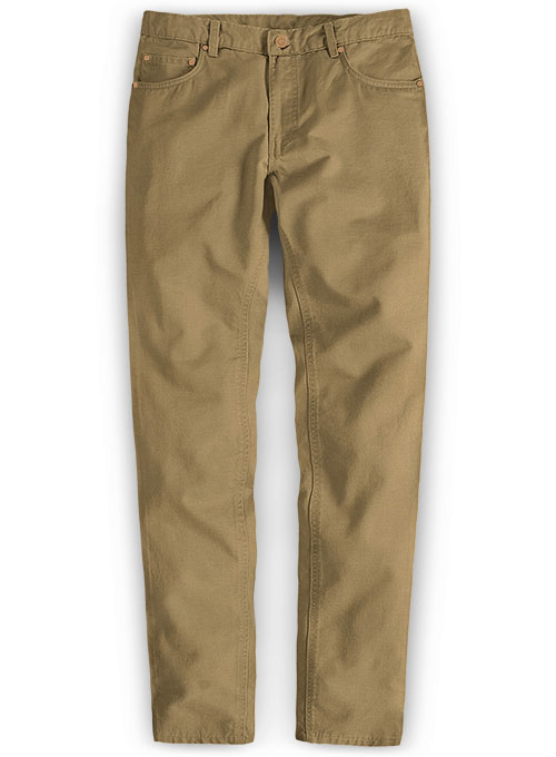 Khaki Stretch Chino Jeans : MakeYourOwnJeans®: Made To Measure Custom ...
