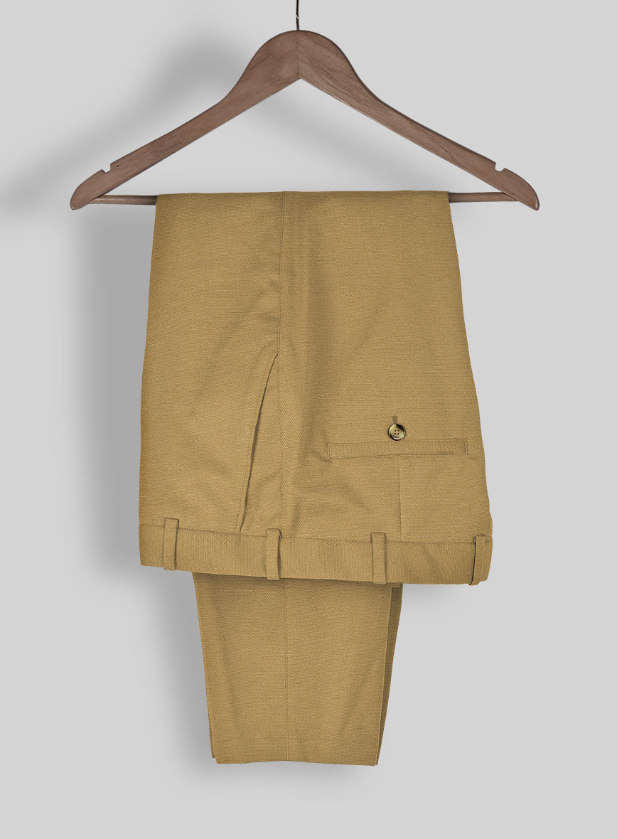 Khaki Stretch Chino Pants