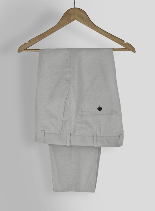 Light Gray Stretch Chino Pants