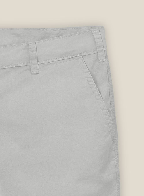 Light Gray Stretch Chino