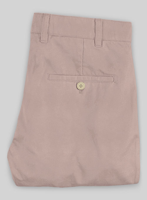 Light Mauve Stretch Chino Pants