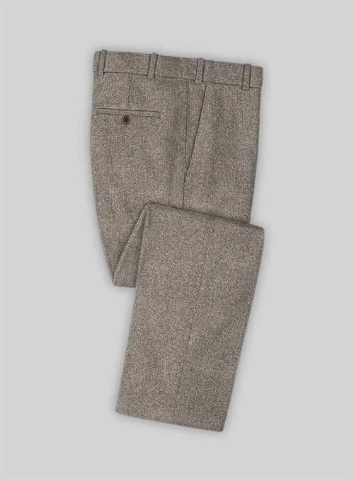 Light Weight Brown Tweed Pants