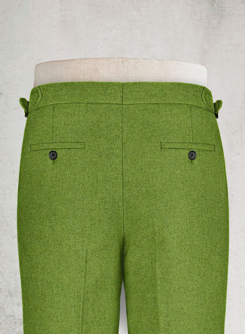 parrot green trousers