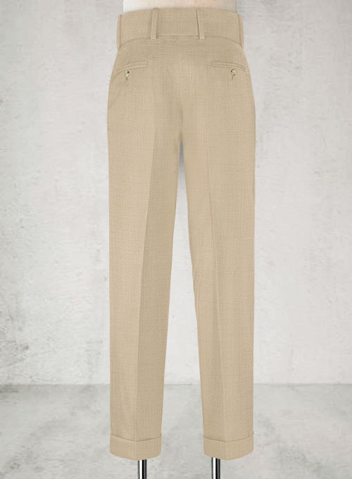 Napolean Khaki Double Gurkha Wool Trousers