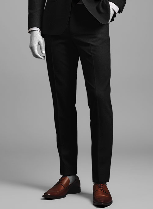 Napolean Black Wool Pants