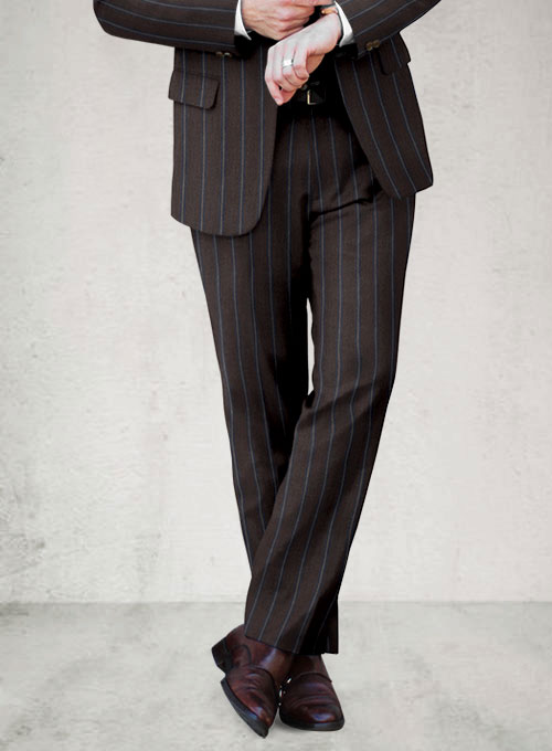 Napolean Filona Brown Wool Pants