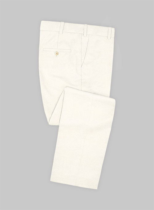 Napolean Ivory Wool Pants