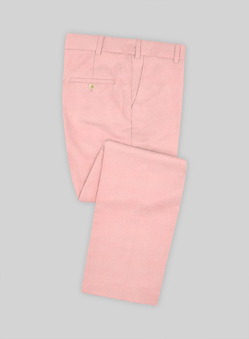 Napolean Runway Pink Wool Pants