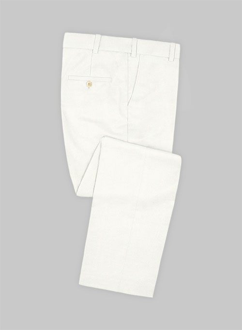 Reda Ivory Pure Wool Pants