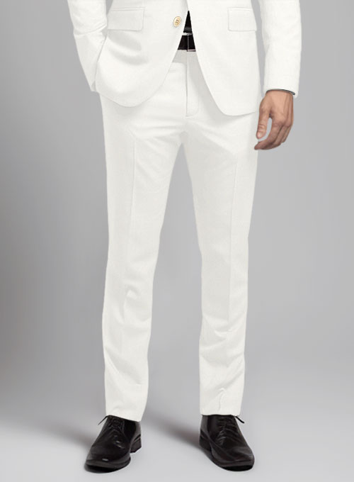 Reda Ivory Pure Wool Pants