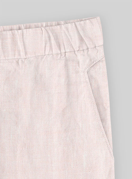 Easy Pants Roman Light Pink Linen